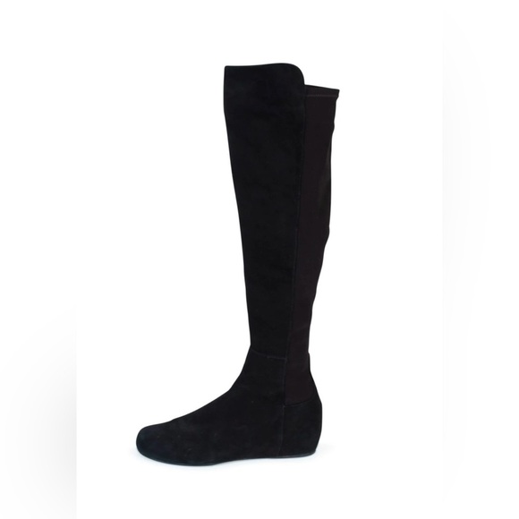 Stuart Weitzman HIDDEN WEDGE KNEE HIGH BOOTS Sz 4.5 - Picture 1 of 10